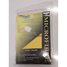 Aquatouch Applicator Pads Suede Microfibre Yellow